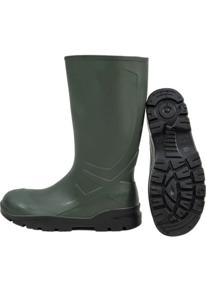 Çizme Bot Balıkçı,bağ,bahçe,inşaat Çizmesi Hafif Uzun Çizme Haki