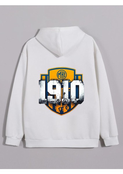 Mke Ankaragücü 1910 Taraftar Beyaz Sweatshirt