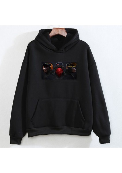 3 Maymun Hoodie