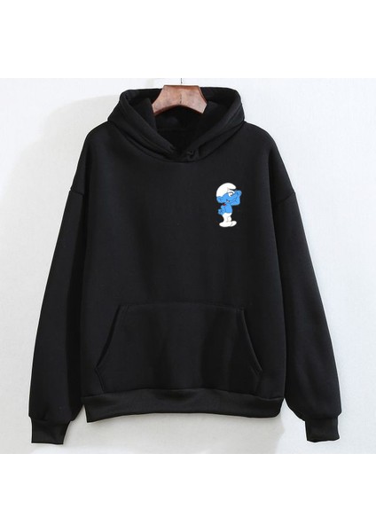 Şirinler Baskılı Çift Sweatshirt 2 Adet