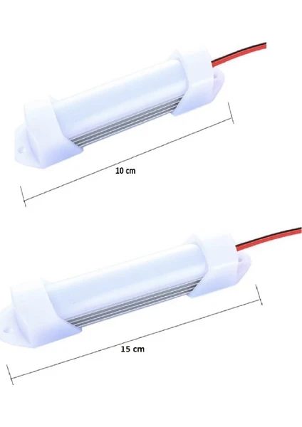 Bar LED 4014 Çubuk LED Alüminyum Kasalı Opak Buzlu Kapak 10 cm 15 cm