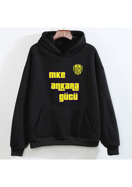 Mke Ankaragücü Taraftar Siyah Sweatshirt