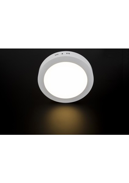 5 Adet Ct 5233 Beyaz Kasa 18 W Sıva Üstü LED Spot Günışığı 3200K