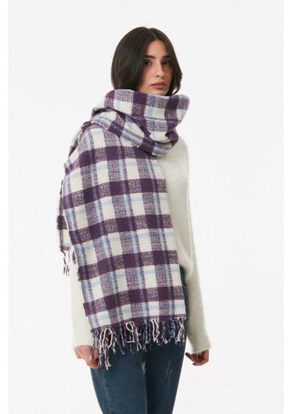 Ekose Desenli Yumuşak Dokulu Şal fırsatları