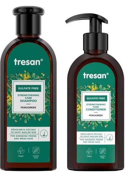 Çemen Otu Güçlendirici Sülfatsız Bakım Şampuanı 300 ml + Saç Kremi 300 ml