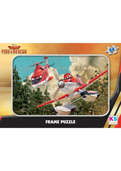 KS Games Planes Uçaklar Frame Puzzle 24'Lü PL-704