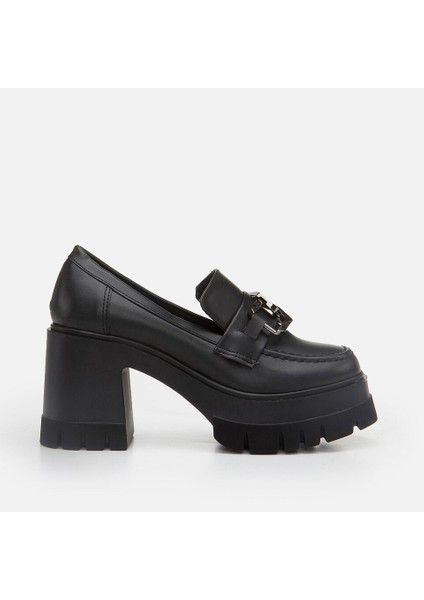 01AYY276420A100 Siyah Kadın Loafer