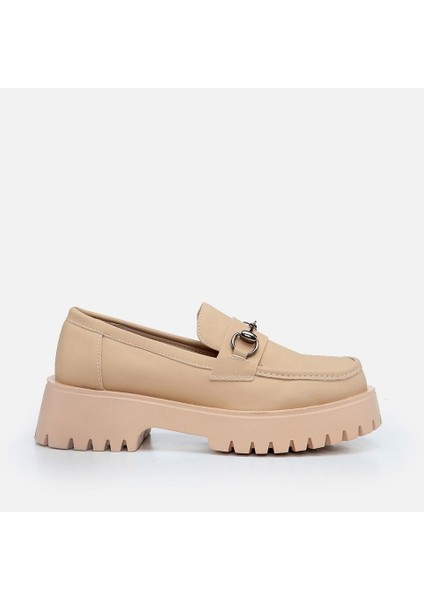 01AYH276410A310 Bej Kadın Loafer