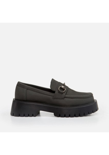 01AYH276410A880 Haki Kadın Loafer