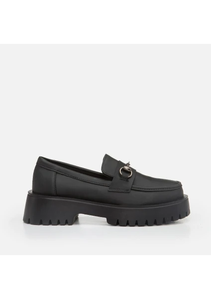 01AYH276410A100 Siyah Kadın Loafer