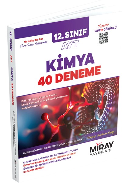 12. Sınıf AYT Kimya 40 Deneme