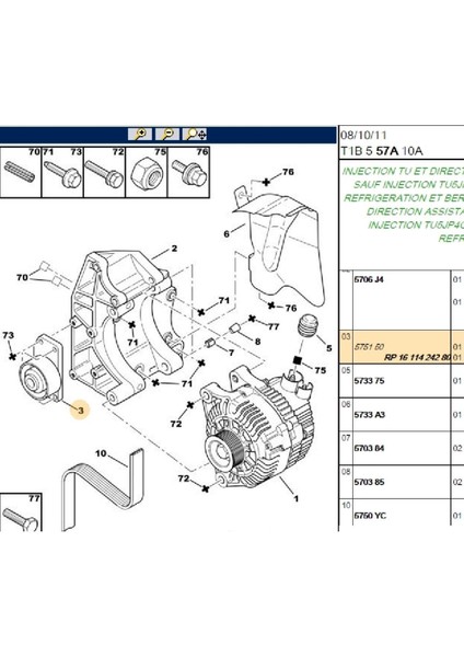 Gergi Makarası 206 Partner M59 Xsara Berlingo M59 (1611424280-531030610)