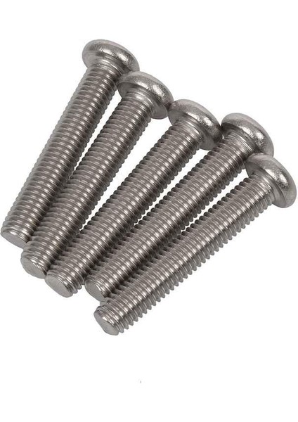 M8 x 45MM 304 Paslanmaz Çelik Phillips Makine Vidası Cıvata 5 Adet (Yurt Dışından)