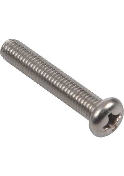 M8 x 45MM 304 Paslanmaz Çelik Phillips Makine Vidası Cıvata 5 Adet (Yurt Dışından)