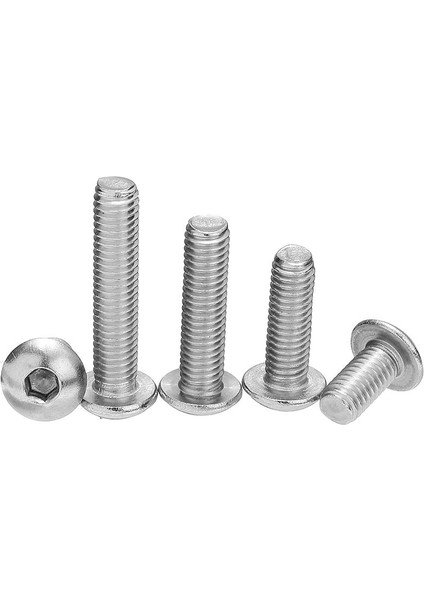Suleve M5SH6 50 Adet M5 Paslanmaz Çelik Altıgen Soket Düğme Başlı Vida Cıvata 12MM Isteğe Bağlı Uzunluk (Yurt Dışından) fiyatları