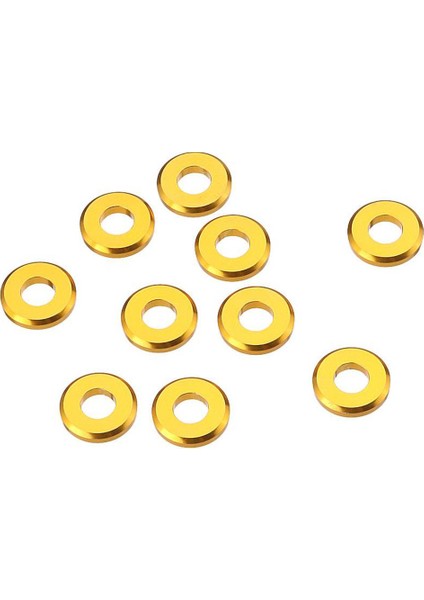 Suleve M5AW1 10 Adet M5 Alüminyum Alaşımlı Düz Çamurluk Vida Yıkayıcı Spacer G (Yurt Dışından)