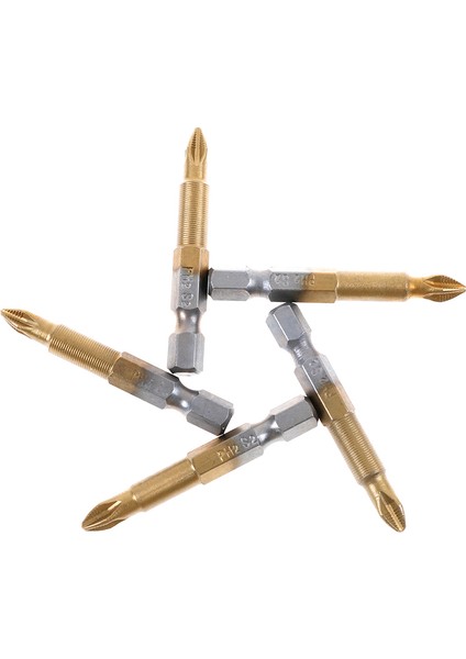 5 Dayanıklı Kaymaz Titanyum Kaplı Altıgen Saplı Ph2 Elektrikli Tornavida Uçları 50MM (Yurt Dışından) fırsatları