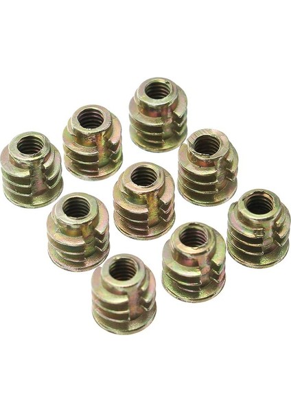 50 Adet Çinko Alaşımlı Ahşap Mobilya Altıgen Soket Sürücü Başlı Vidalı Dişli Ekleme Somunu (Yurt Dışından) fırsatları
