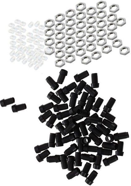 Metal Somun LED Montaj Tutucu Panel 3mm 50 Adet Siyah (Yurt Dışından) fiyatları