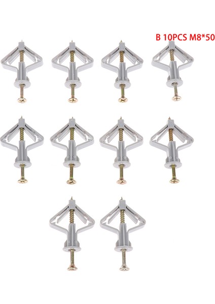 20 Adet Genişleme Alçıpan Ankraj Seti Vidalı Kendiliğinden Sondaj Duvar Ev Deldi Karşılaşma (Yurt Dışından) fiyatları