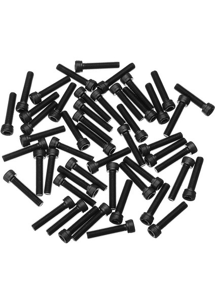 Geleneksel Suleve M5CH3 50 Adet M5 12.9 Sınıf Karbon Çelik Altıgen Soket Başlı Vida 25MM Opsiyonel Uzunluk (Yurt Dışından) fiyatları