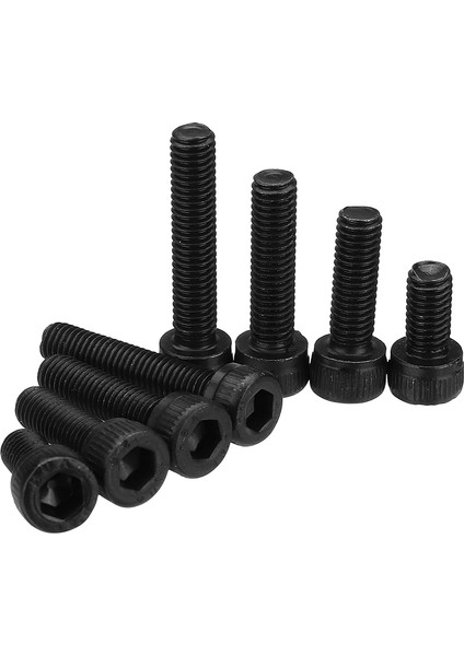 M5CH4 50 Adet M5 10.9 Sınıf Karbon Çelik Altıgen Soket Düğme Vidası Cıvata 8-30MM Isteğe Bağlı UZUNLUK-10MM (Yurt Dışından) modelleri