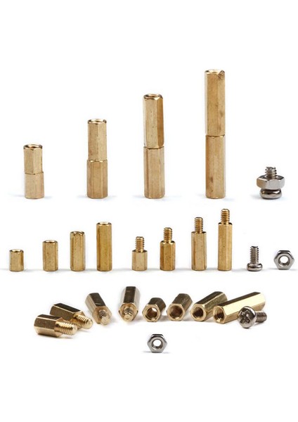 300 Adet M2 Bakır Dişi/erkek Aralığı Spacer Vida Somunu Bağlantı Elemanı Aracı (Yurt Dışından) modelleri