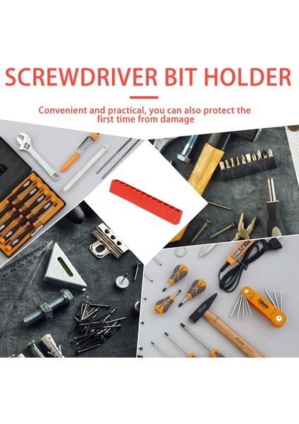 12 Delikli Tornavida Ucu Tutucu Tabanı Saklama Kutusu Hex Bit Düzenleyici (Yurt Dışından) fırsatları