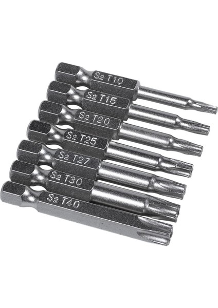 Nanlıy-7 Adet Set Yıldız Bit Tornavida Matkap Uçları Tornavida Manyetik 1/4 Inç Hex Shank El Aletleri Beş Köşeli Yıldız Delik (Yurt Dışından)