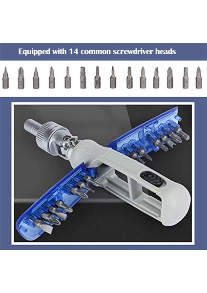 Cırcırlı Tornavida 14'ü 1 Arada Çok Fonksiyonlu Ayarlanabilir Açı Matkap Profesyonel Onarım Aracı Seti (Yurt Dışından) modelleri