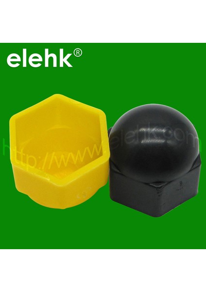 Vidalı Altıgen Somun Koruyucu Kapak Fabrika Doğrudan Satış Plastik Cıvata Kapağı Dekoratif Toz Geçirmez Anti-Pas Kapağı M6-M36 (Yurt Dışından)