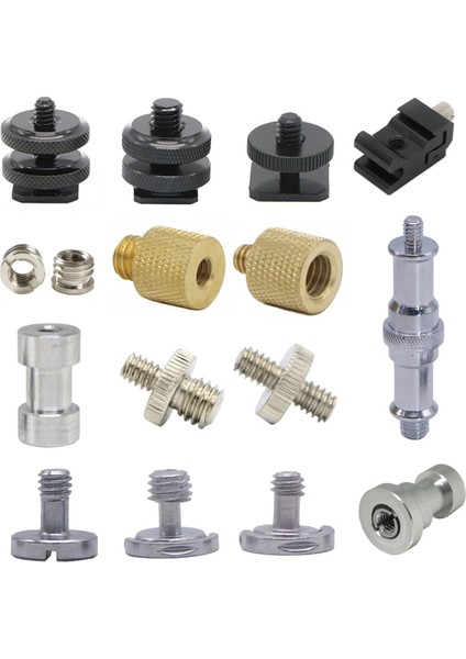 Slr Kamera Tripodu Dönüşüm Vidası Bağlantı Noktası 1/4 Ila 3/8 Somun Transfer Gimbal Cep Telefon Braketi Aksesuarları Somun (Yurt Dışından)