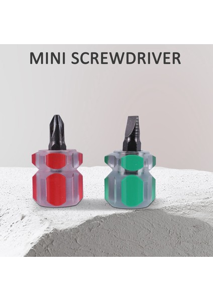 Mini Kısa Güdük Phillips Oluklu Tornavida Seti (Yurt Dışından) indirimleri