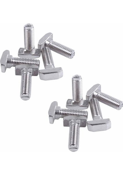M8 Konu T-Yuvası Drop-In Saplama Sürgülü Vida Cıvata Gümüş Ton 10 Adet (Yurt Dışından) fiyatları