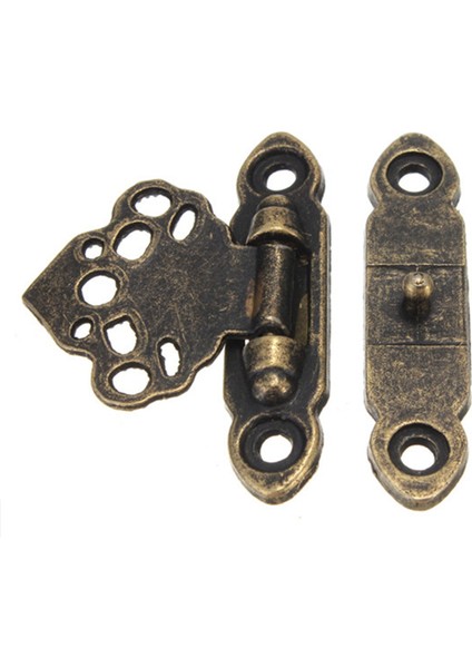 24X Antik Pirinç Dekor Takı Biblo Ahşap Kutu Çile Klipsler Mandalı Kanca + Vidalar (Yurt Dışından) modelleri