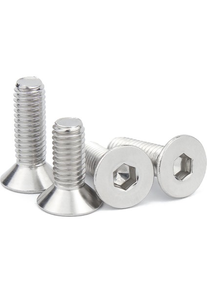 316 Paslanmaz Çelik Havşa Başlı Iç Altıgen Vida Düz Başlı Vida Somunu Aksesuarları Daquan Cıvata M3M4M5M6M8M10 (Yurt Dışından) modelleri