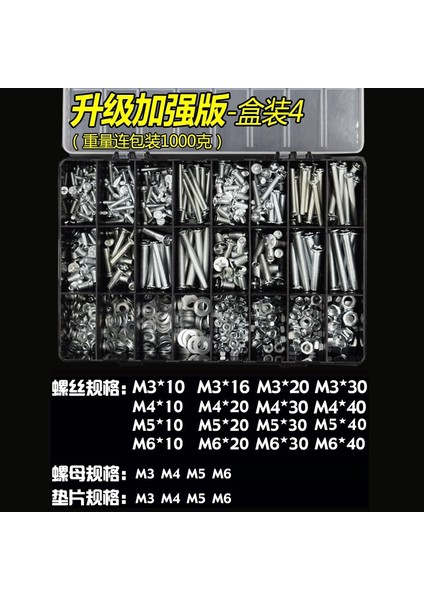 3456 Dayanıklı Paslanmaz Çelik Küçük Vida Somunu Ayar Vidası Somunu Havşa Başlı Vida Somunu Tamamlandı. (Yurt Dışından) modelleri