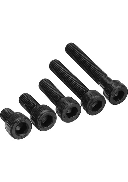 Araçlar Malzemeleri Suleve M5CH1 140 Adet M5 12.9 Sınıf Karbon Çelik Altıgen Soket Kapak Başlı Vida Cıvata Çeşitleri Kiti (Yurt Dışından) indirimleri