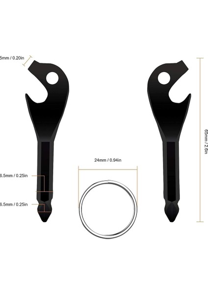Takım Cep Anahtarlık Edc 4'ü 1 Arada Çok Fonksiyonlu Tornavida Alet Setleri (Yurt Dışından) modelleri