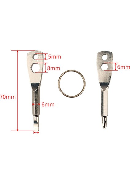 Takım Cep Anahtarlık Edc 4'ü 1 Arada Çok Fonksiyonlu Tornavida Alet Setleri (Yurt Dışından) fırsatları