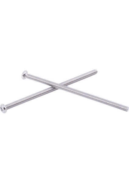 180 x Gümüş Ton M2 x 40MM 304 Paslanmaz Çelik Yuvarlak Başlı Vida Cıvatası (Yurt Dışından)
