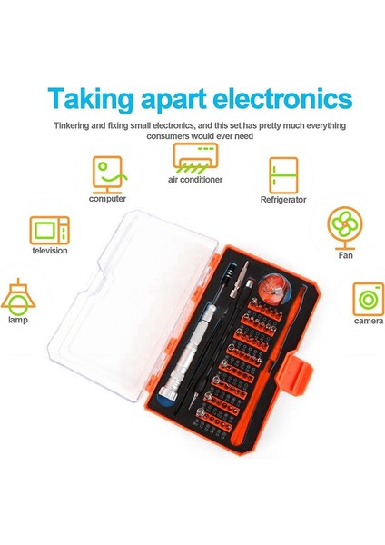 56 In 1 Elektronik Onarım Aracı Kiti Mini Hassas Manyetik Çok Fonksiyonlu Tornavida Uçları Gözlük Telefon Izle Için Set (Yurt Dışından) indirimleri
