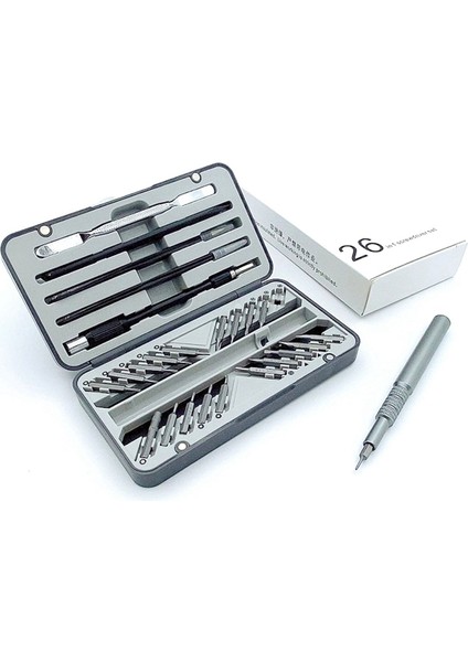 26-In-1 Çok Fonksiyonlu Tornavida Seti Ev Çok Fonksiyonlu Aletler Cep Telefonu Tornavida Yedek Parça Aksesuarları (Yurt Dışından) fırsatları