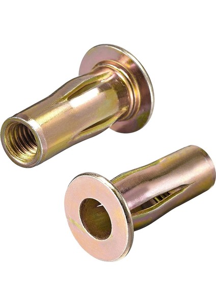 Çok Kavramalı Perçin Somunu, M8 Ön Şişirmeli Şaft Karbon Çelik Renkli-Çinko (Yurt Dışından) modelleri