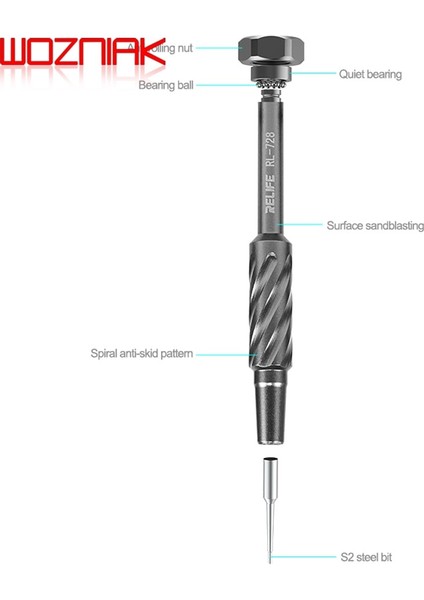 Relıfe RL-728A 2d Cep Telefonu Bakım Tornavida Seti T1 Çapraz 1.5 2.5 Y0.6 Profesyonel Temizleme Cıvata Sürücü Araçları Kiti (Yurt Dışından) modelleri