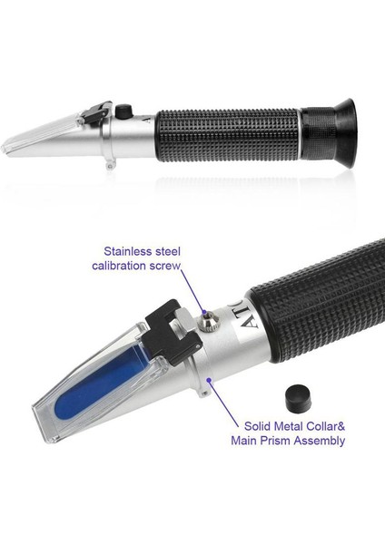 Otomatik Sıcaklık Telafisi ile Deniz Suyu ve Deniz Balık Tutma Akvaryumu Için Tuzluluk Refraktometresi 0-100 Ppt (Yurt Dışından) indirimleri