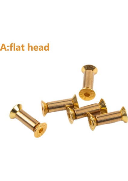 5 Adet Pirinç Vida Perçin Kolu Kilit Dıy Bıçak Malzeme Plaka Sabitleme Vidaları El Aletleri Dere (Yurt Dışından) modelleri