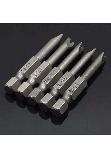 5 Adet Set Güvenlik Bit Seti Kurcalamaya Dayanıklı Tornavida Matkap Ucu Tornavida Uçları Hex Shank Manyetik U Şekilli 1/4 Inç Sürücü Uçları El (Yurt Dışından) fiyatları