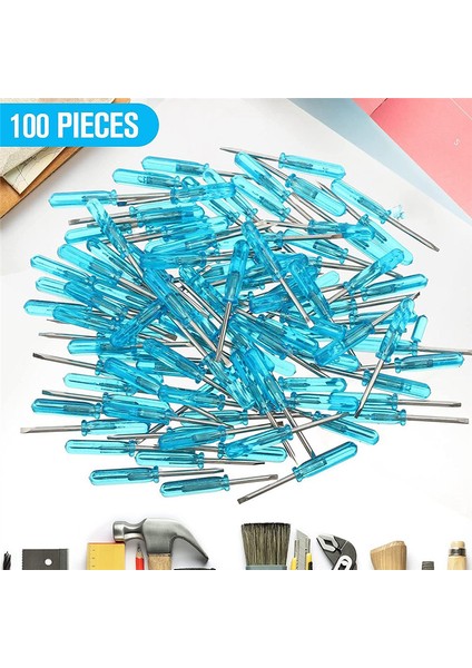 100 Adet Mini Oluklu Tornavida 2.0mm Düz Kafa 45MM Uzunluk Küçük Ev Aletleri Tamiri Için (Yurt Dışından) indirimleri