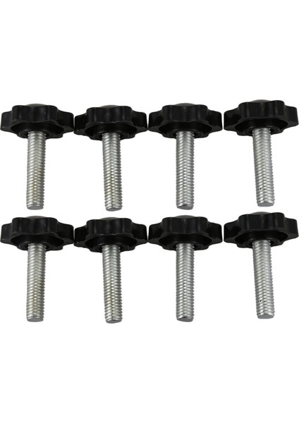 16 Adet Siyah Yedek Parça M8 x 30MM Erkek Dişli Tırtıllı Kavrama Yıldız Topuzu (Yurt Dışından) fiyatları